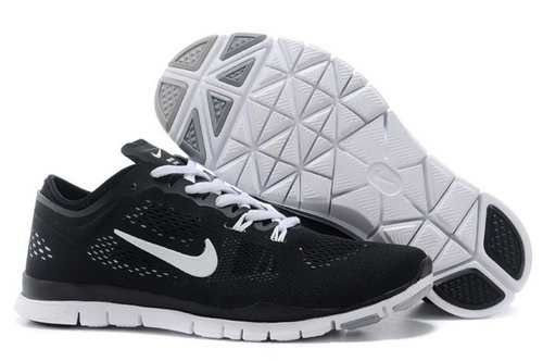 Nike Free Tr Fit 5.0 Mens Shoes Black Silver New Special Taiwan